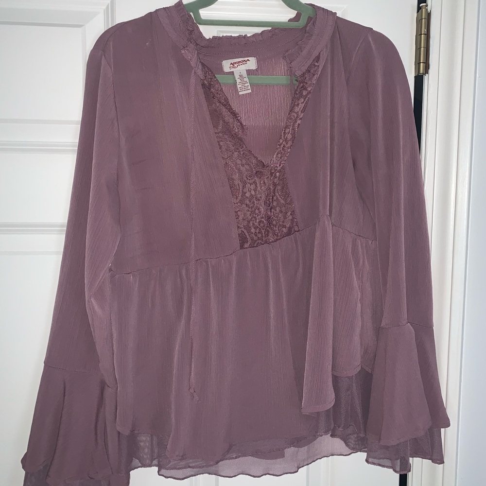 Purple dressy shirt